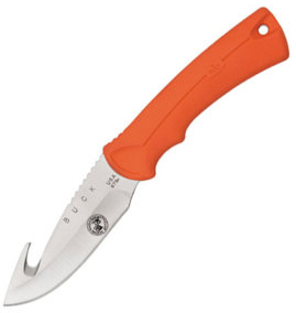 BuckLite MAX, B&C Safety Orange Dynaflex Handle, Guthook