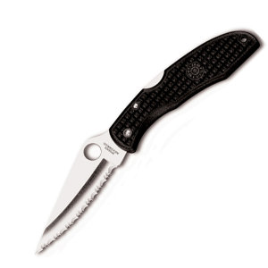 Endura 4,Black FRN Handle, Serrated, C10SBK