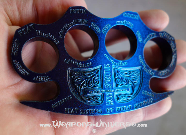 Constantine Brass Knuckles, Blue to Black Gradient