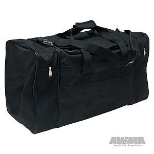 Plain Black Locker Gear Bag, 1734