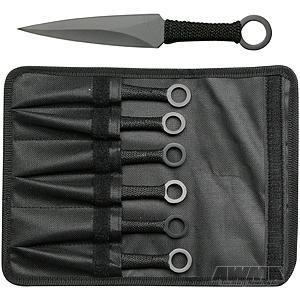 Six Piece Throwing Knife Set, 10866