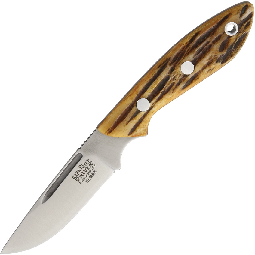 Bark River BA05141BAS Adventurer Antique Stag Bone Knife