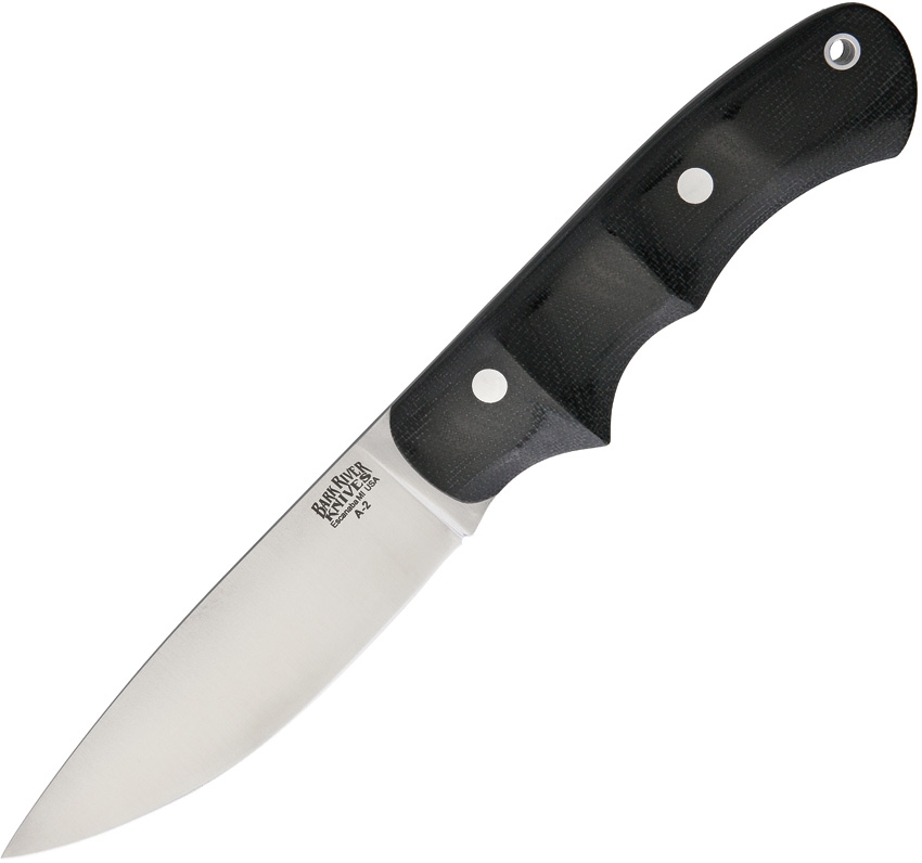 Bark River BA06118MBC Trakker Companion Black Canvas Knife