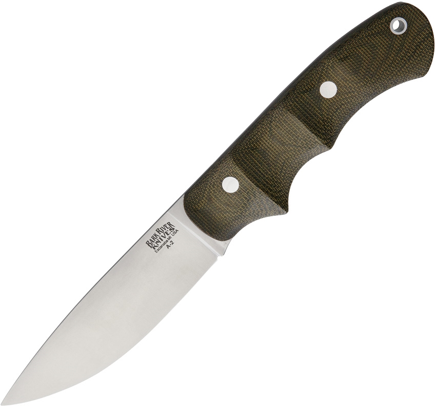 Bark River BA06118MGC Trakker Companion Green Canvas Knife