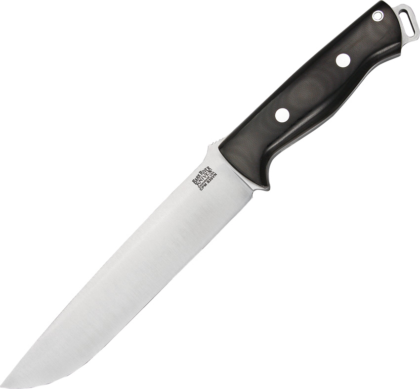 Bark River BA07231MBC Bravo 2 Black Canvas CPM S35VN Knife