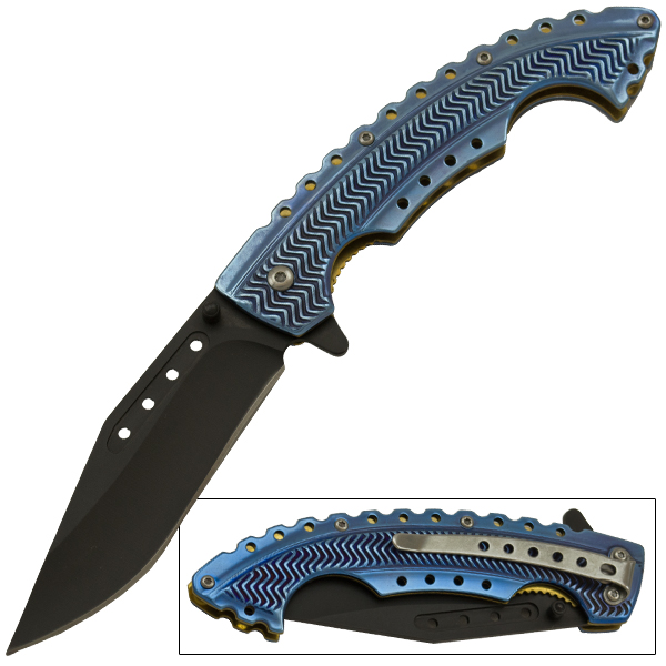 Blue Strike Spring Assisted Knife