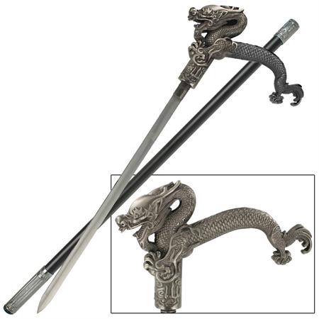 Chinese Dragon Walking Sword Cane