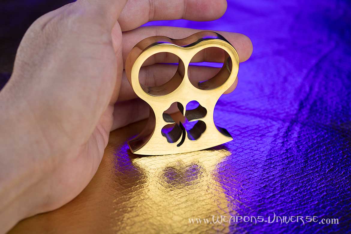 Clover Two Finger Brass Knuckles