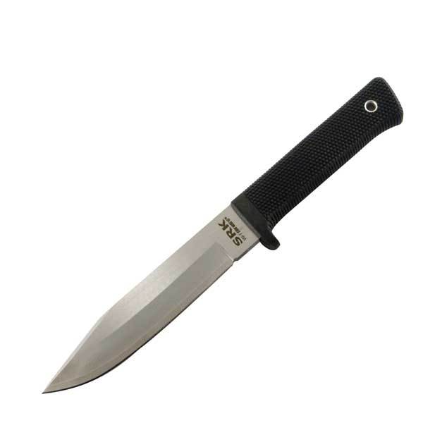 Cold Steel 38CSM SRK, Black Kraton Handle, Plain, Secure-Ex Sheath