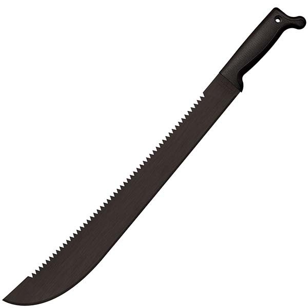 Cold Steel 97AM18D Latin Machete Plus, Black Handle, Saw Tooth