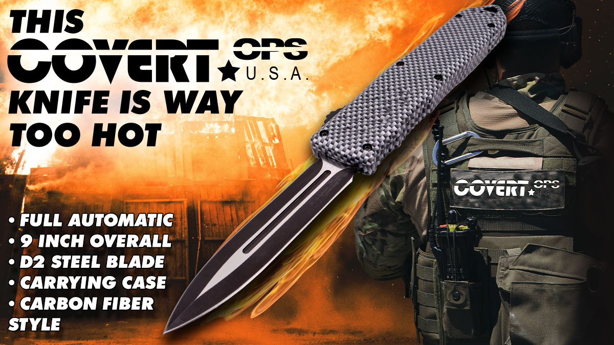 Covert Ops D2 Steel Blade!