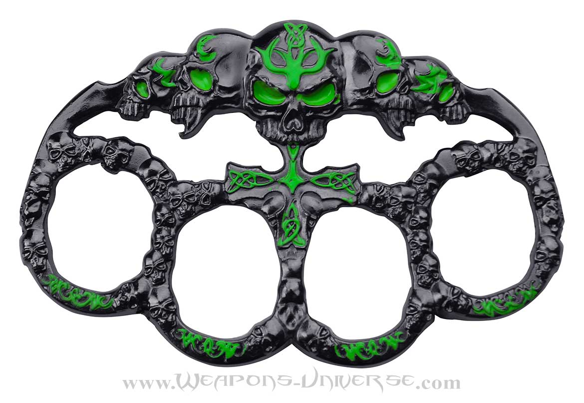 Dark Affliction Brass Knuckles, Green