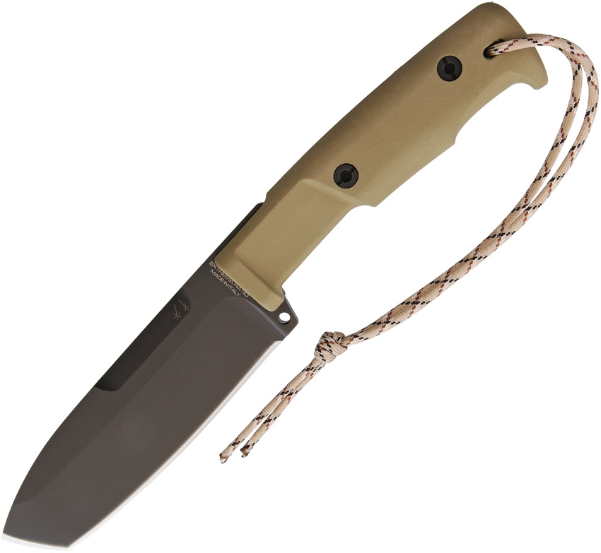 Extrema Ratio EX129SELVDKN Selvan Desert Handle Knife, Tan