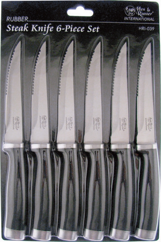 Hen and Rooster HRI039 International Steak Set Knives