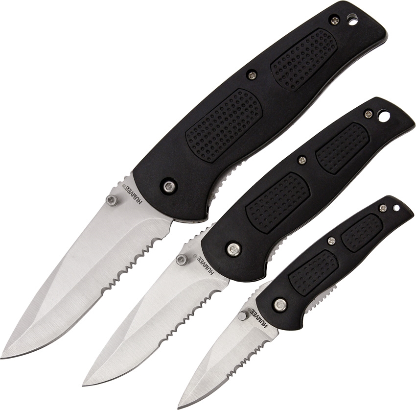 Humvee HMVKC3T Tactical Three Knife Set