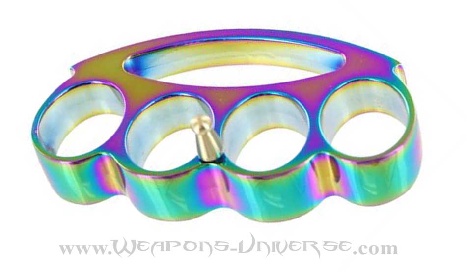 Renegade Brass Knuckles, Rainbow, Large