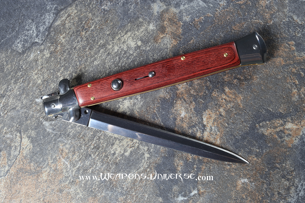 Rosewood Italian Switchblade Automatic Knife