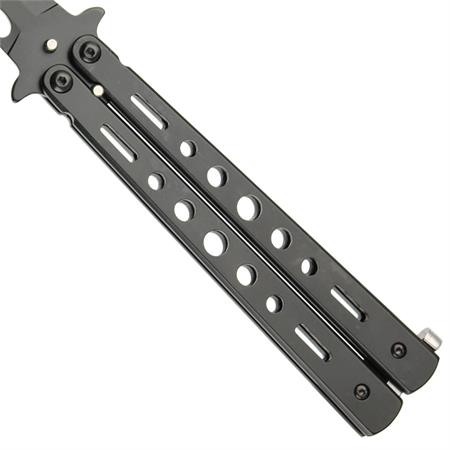 Swallowtail, Beverage Opener, Butterfly Knife Trainer, Black