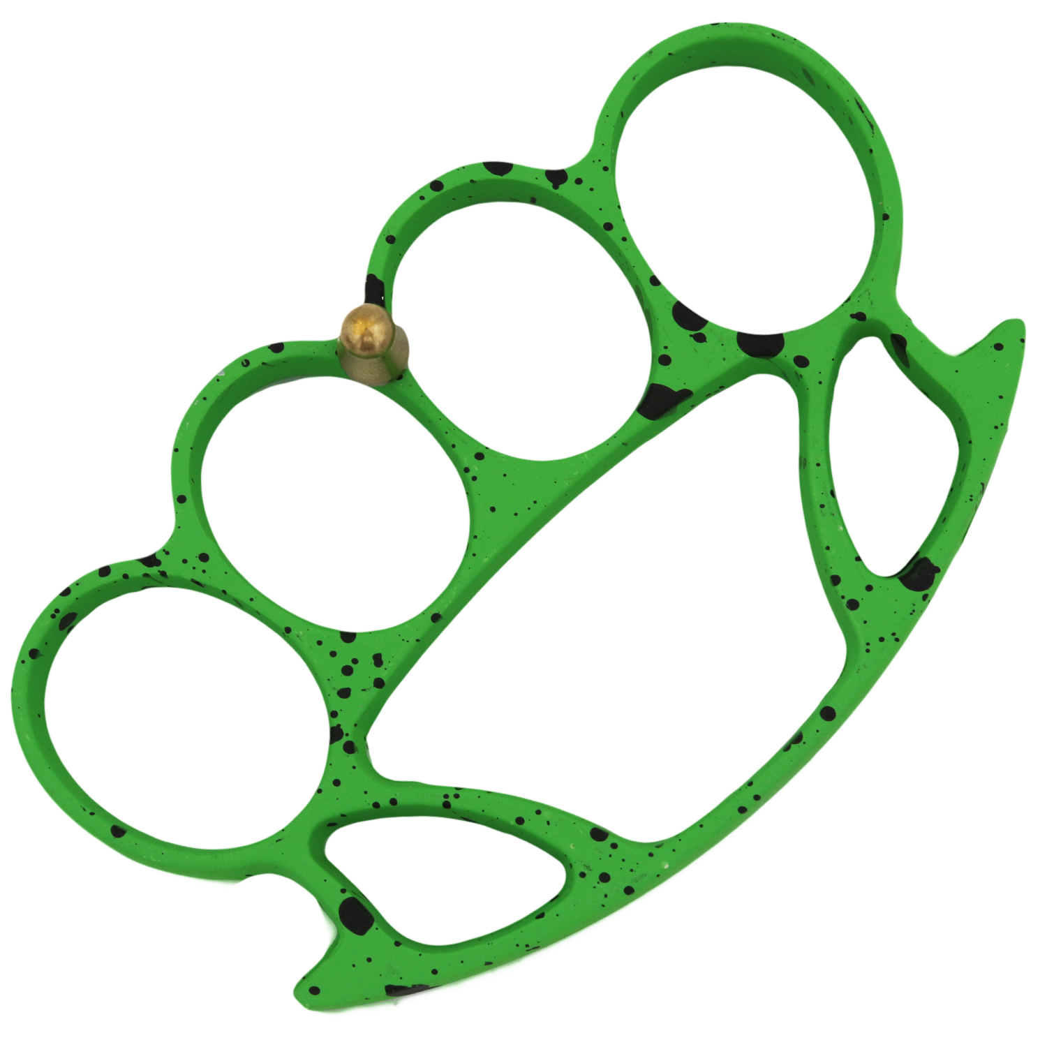 thug brass knuckles medium green grunge