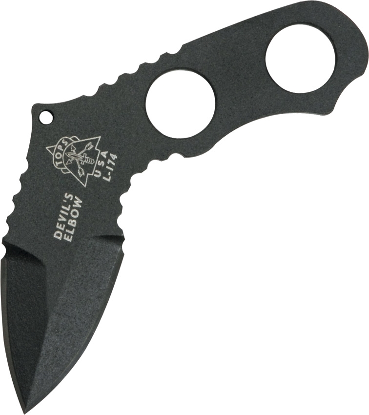 TOPS DEV02 Devil's Elbow Skeleton Knife