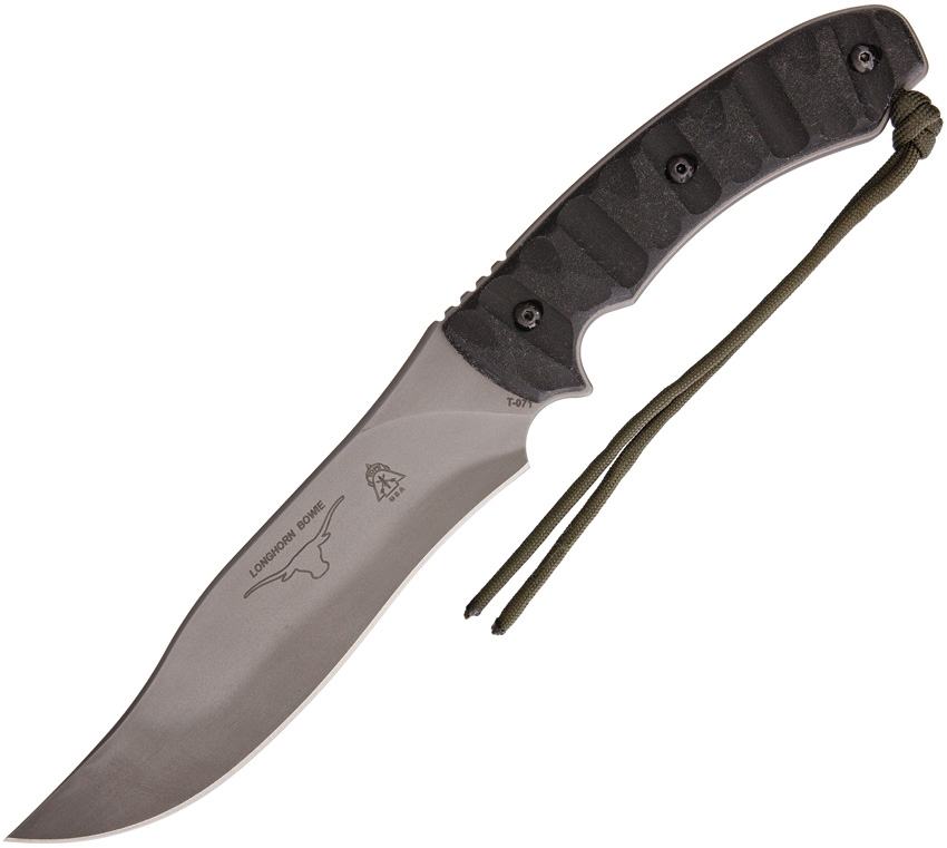 TOPS LONGBRMT Longhorn Bowie Knife