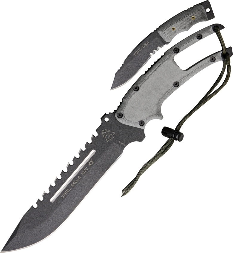 TOPS SE107CXX Steel Eagle Mini Eagle Combo Knife