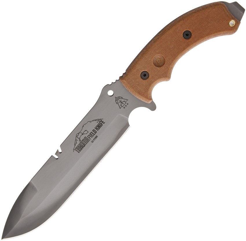 TOPS TAHO02 Tahoma Field Knife Single Edge