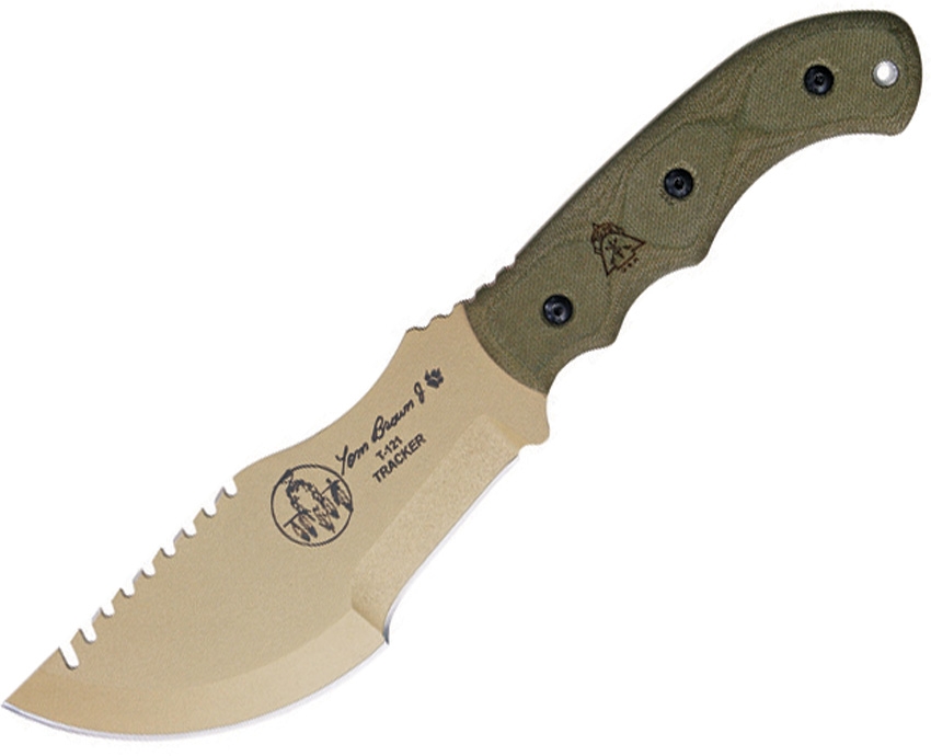 TOPS TBT01TAN Tom Brown Tracker Tan Knife