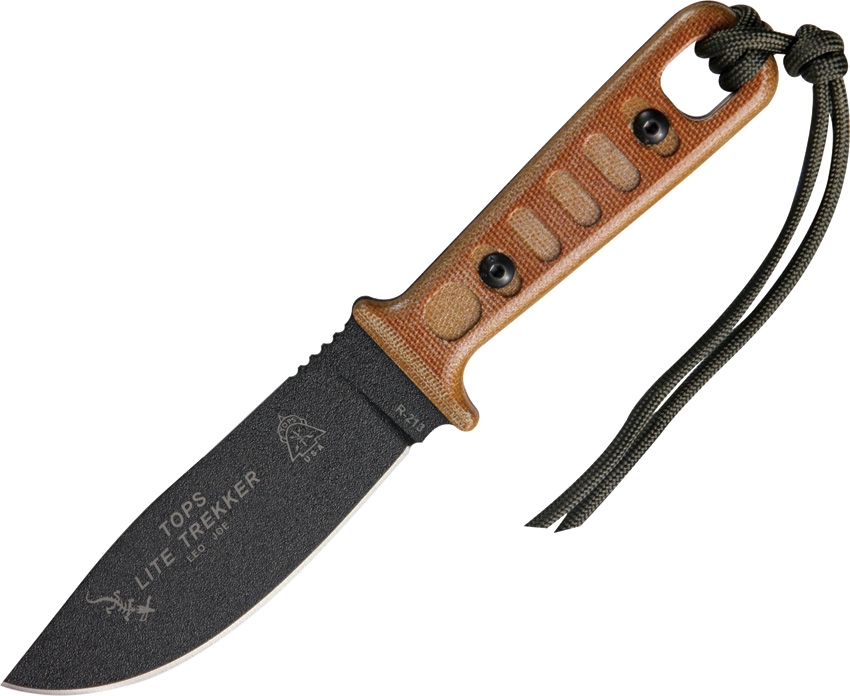 TOPS TLT01T Lite Trekker Survival Knife